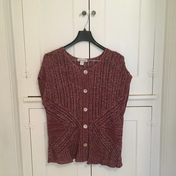 Coldwater Creek Red Knit Sweater - 1X/18 - Picture 1 of 4